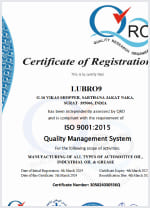 Lubro9 ISO Certificate